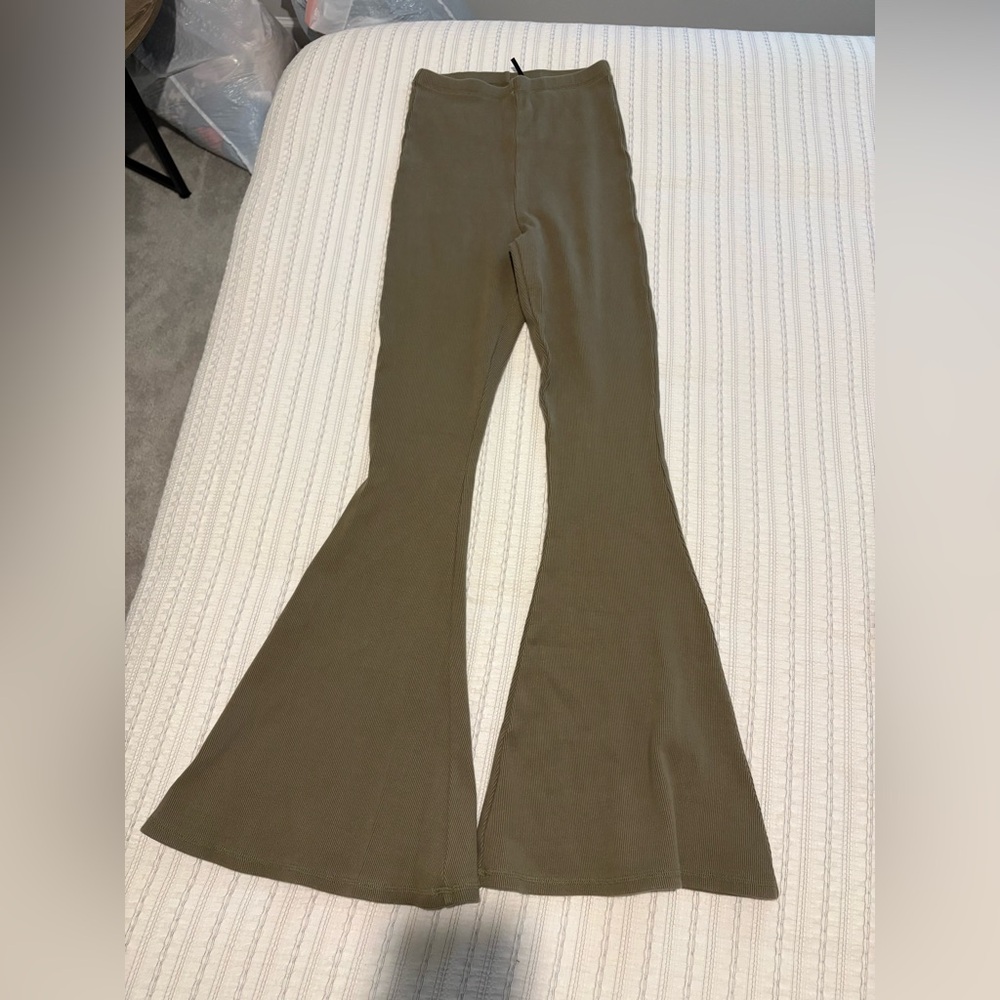 Out From Under Olive Flared Pants